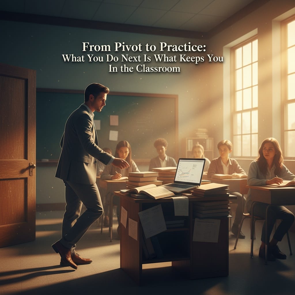 From Pivot to Practice: What You Do Next Is What Keeps You In the Classroom